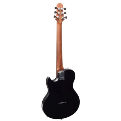 Shergold Provocateur HB/HB SP02SD Electric Guitar - Thru Black image 3
