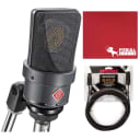 Neumann TLM 103 Large-Diaphragm Condenser Microphone Matte Black + Mogami XLR 15' Cable + Polishing