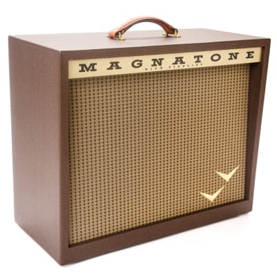 Magnatone T-210 Traditional Collection 2x10” Mono/Stereo Extension Cab w/ Cover for sale