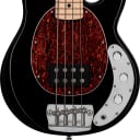 Sterling StingRay RAYSS4 Short-Scale 4-String Bass Guitar, Black
