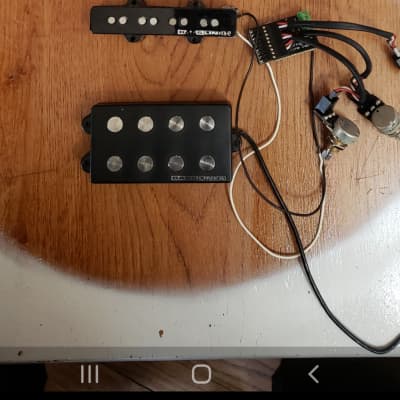 Seymour Duncan SMB-4D Pair Seymour Duncan jazz bass pickups SJB 3N And SBJ 3 B,with Darkglass Tone Capsule Pickups mid 2017 and preamp 2022. - Free Shipping image 2
