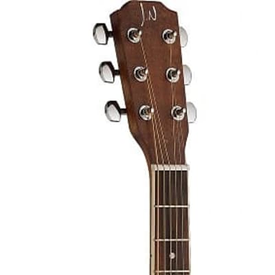James Neligan ASY-DCE LH Dreadnought Cutaway Solid Spruce Top 6-String Acoustic-Electric Guitar Left image 6