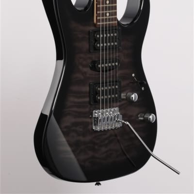 Ibanez GRX70QA Quilt Maple Top Electric Guitar Black Burst image 9