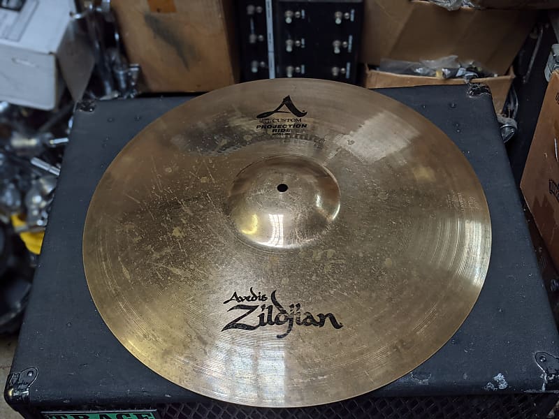 Avedis Zildjian 20" A Custom Projection Ride Cymbal - Looks Really Good - Sounds Great! image 1