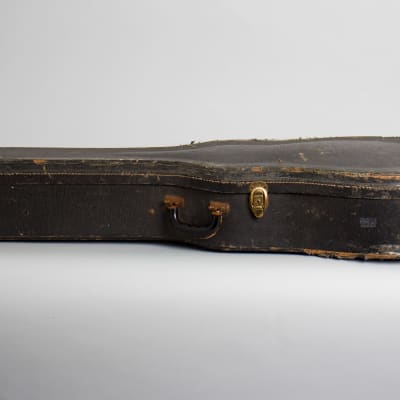 Bacon & Day  Ne Plus Ultra Troubadour Arch Top Acoustic Guitar (1934), ser. #33895, period black hard shell case. image 11