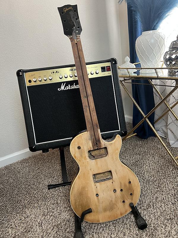 Gibson Les Paul Deluxe 1970 1972 Body Neck Project Husk image 1