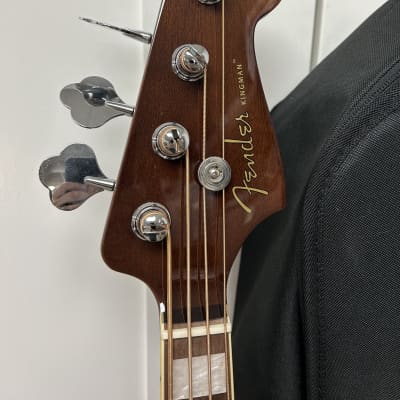 Fender Kingman Bass Acoustic Bass Guitar with Walnut Fingerboard - Shaded Edge Burst image 5