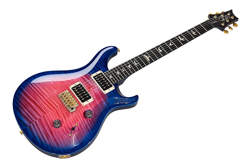 PRS USA Custom 24 10-Top CC - Bonnie Pink Blueburst | Reverb