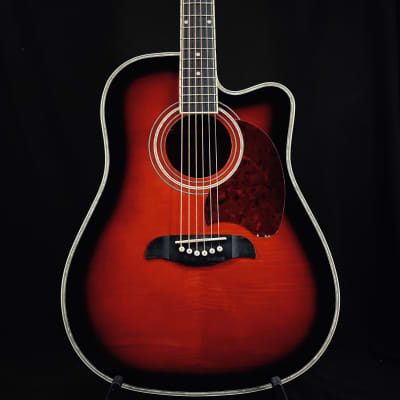 OG2 Dreadnought w/Cutaway and Electronics Black Cherry for sale