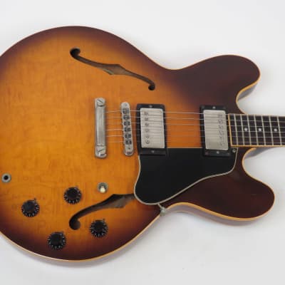 Gibson ES-335 Dot Reissue 1986 Sunburst ~ Super Flame Top and Back image 6