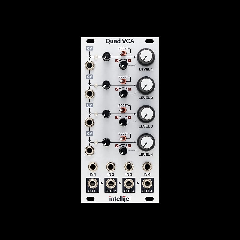 鍵盤楽器 Quad VCA / Intellijel Intellijel Quad VCA Eurorack Synth Module | Reverb