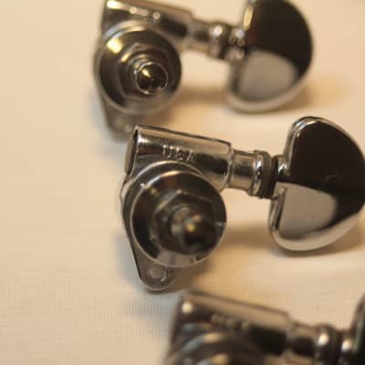 (1) Set  Grover Guitar Tuners Chrome 60s Vintage image 6