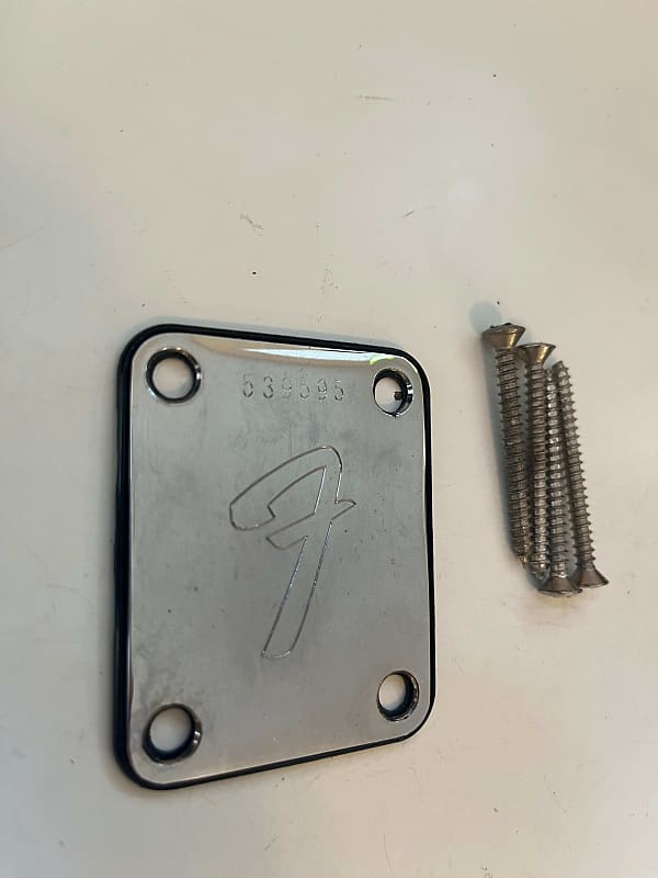 Fender Jazz Precision Bass 1975 Neck Plate All Original! Reverb