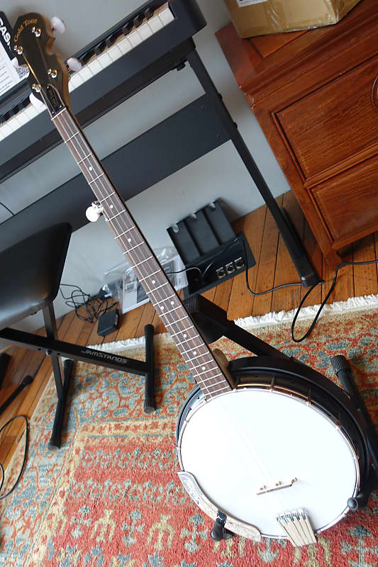 Gold Tone AC-5 Bluegrass 5-String Resonator Banjo 2022 - Black Composite image 1