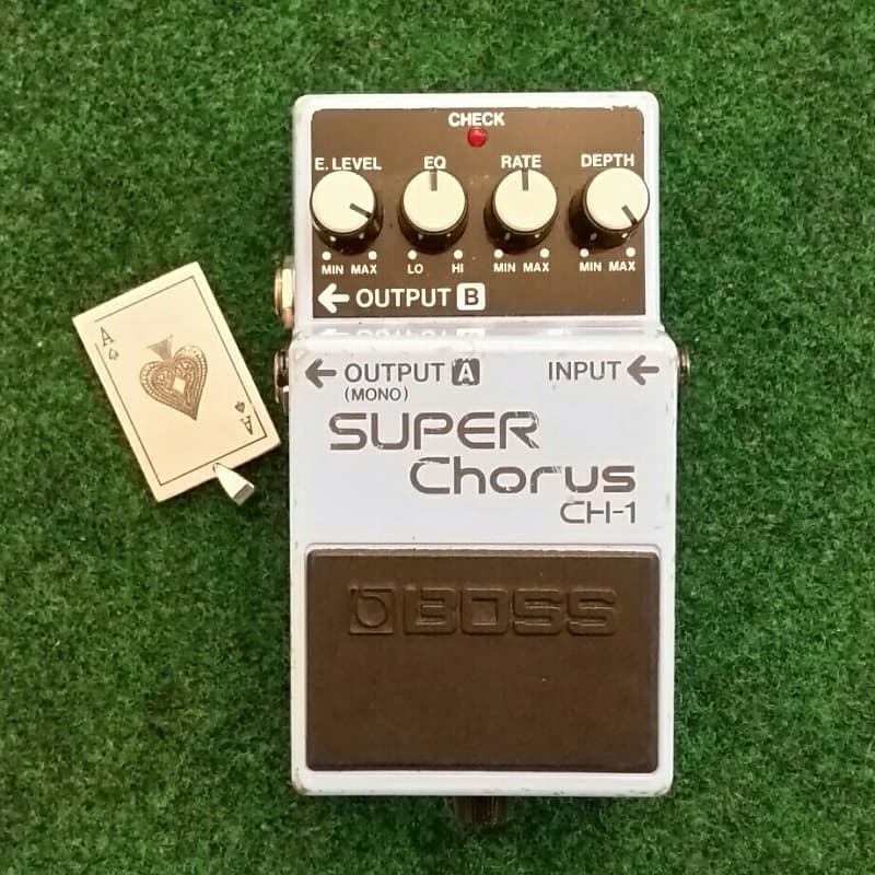 Early Blue Label 1990 Analog Boss CH-1 Super Chorus Pedal