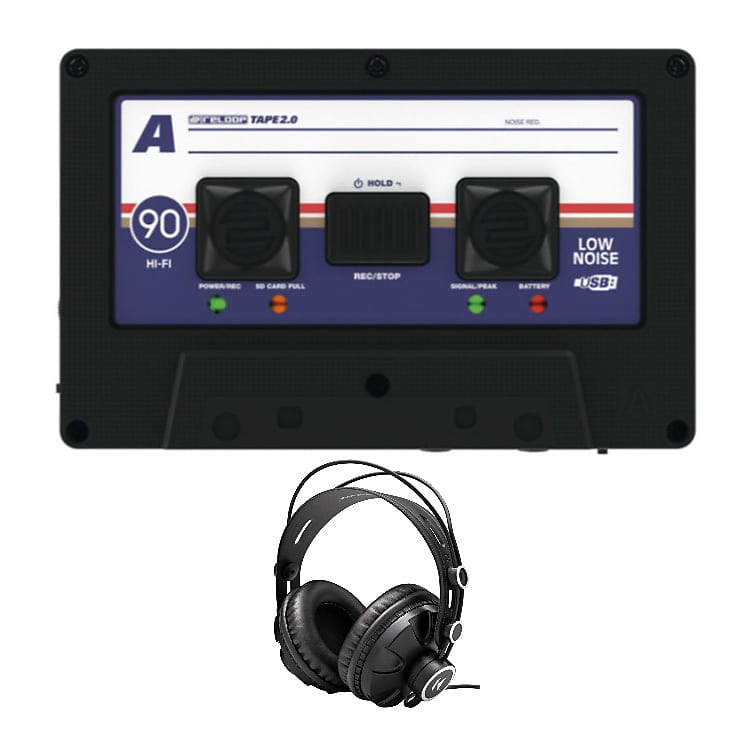 Reloop Tape 2 Portable USB Mixtape Recorder with Knox Gear Reverb