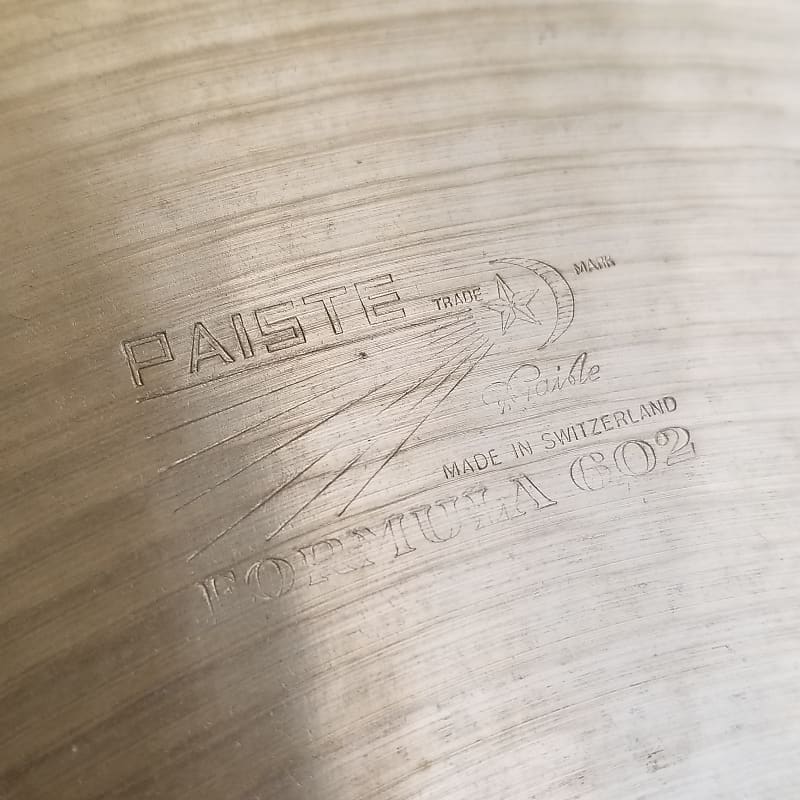 1973 Paiste Formula 602 18