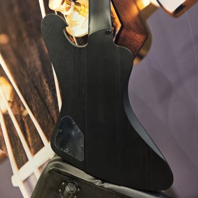 Ibanez FTM33-WK Fredrik Thordendal Meshugga "Stonemen" Signature E-Guitar - Weathered Black incl. Softshellcase image 8
