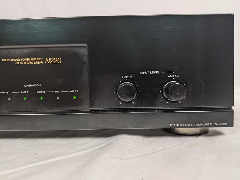 Sony TA-N220 2/4 Channel Power Amplifier 50W Per Channel | Reverb