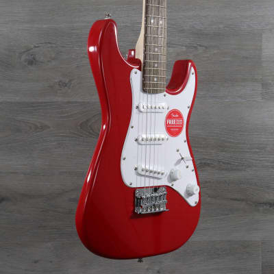 Squier Mini Stratocaster V2 with Laurel Fretboard Dakota Red image 3