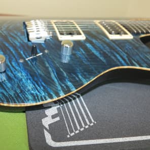 1995 Brian Moore Custom Guitars USA MC/1 Trans Dark Blue Burst / Carbon Fiber #398 image 12
