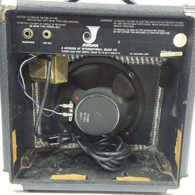 Jordan Model 10 Electric Guitar Amplifier with Fender Guitar Cable - Nice! image 7