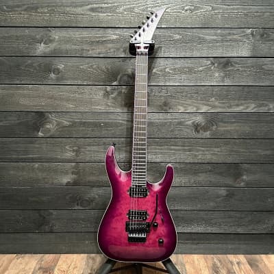 Jackson Pro Plus Series Dinky DKAQ Purple Electric Guitar image 12