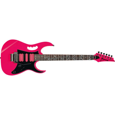 Ibanez JEMJRSPPK Steve Vai Signature Jem Jr Guitar - Pink image 2
