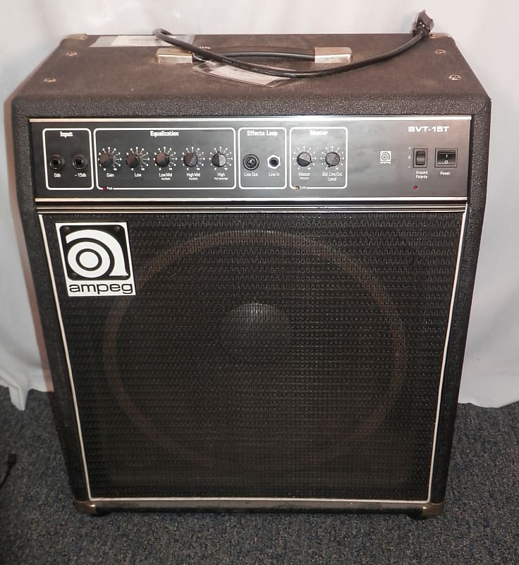 Ampeg SVT-15T Bass Combo Amplifier used | Reverb