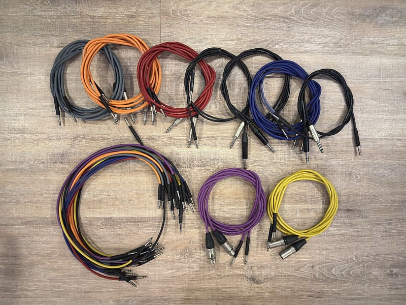 Set of Bantam TS TRS XLR Cables image 1
