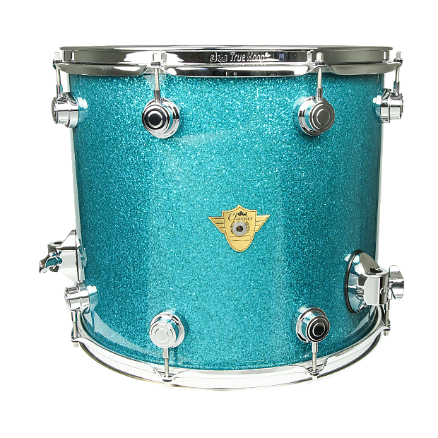 DW Classics Series 22" Bass Drum - Teal Glass image 1
