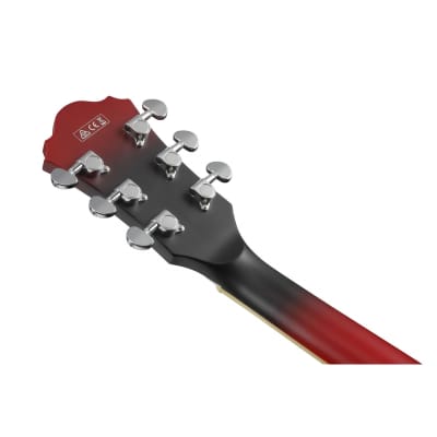 IBANEZ - AS53 SUNBURST RED FLAT - Guitare électrique image 7