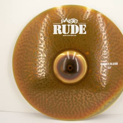Paiste RUDE 5 Piece Cymbal Set/New With Warranty/RARE Sizes!/Model # 112BS17 image 5