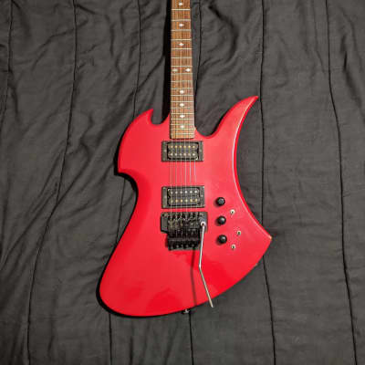 B.C. Rich Mockingbird NJ series 1992 MIK 1992 Red | Reverb