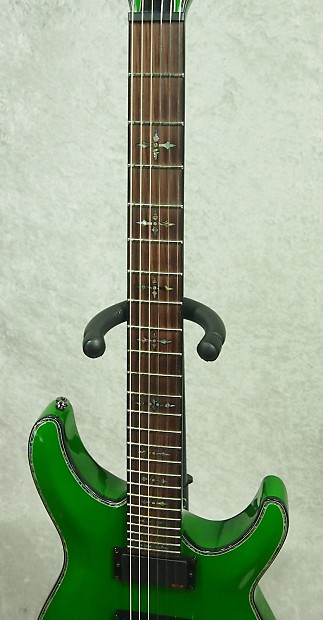 Schecter Hellraiser C-1 in Steele Green Capitol Guitars Exclusive with case