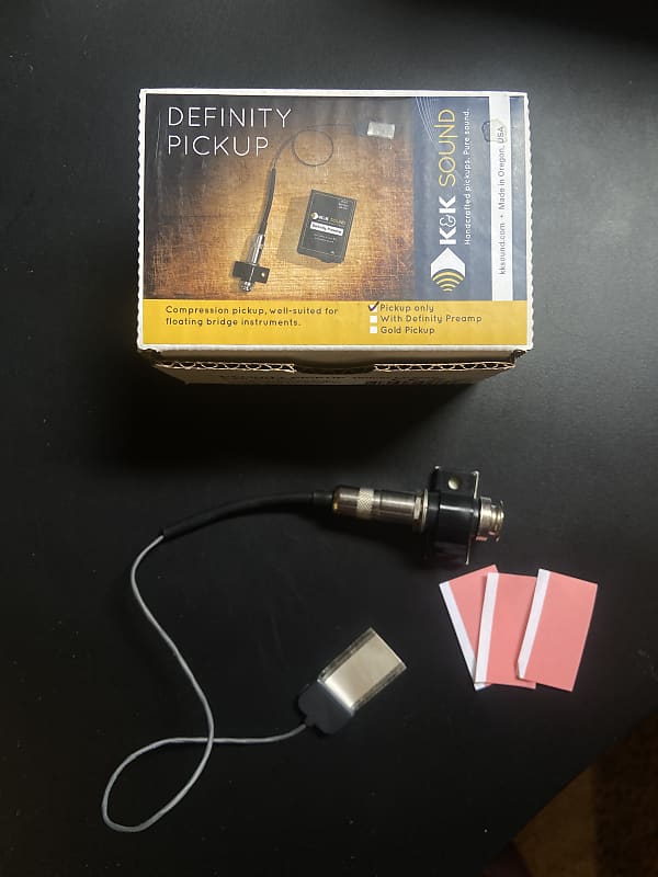 K&K Sound Definity Pickup (pu only, silver / black) Reverb