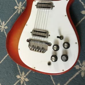 Rickenbacker 450-12 12-String Electric Guitar 1967 Fireglo image 4