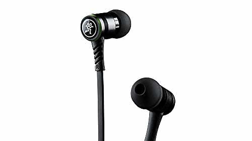 Mackie CR Series, Professional Fit Earphones High Performance with Mic and Control (CR-BUDS) ,Black image 1