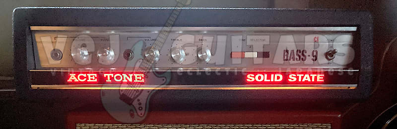 ACE TONE BASS 9 VINTAGE JAPAN BASS AMP HEAD 1970s w/BUILT-IN