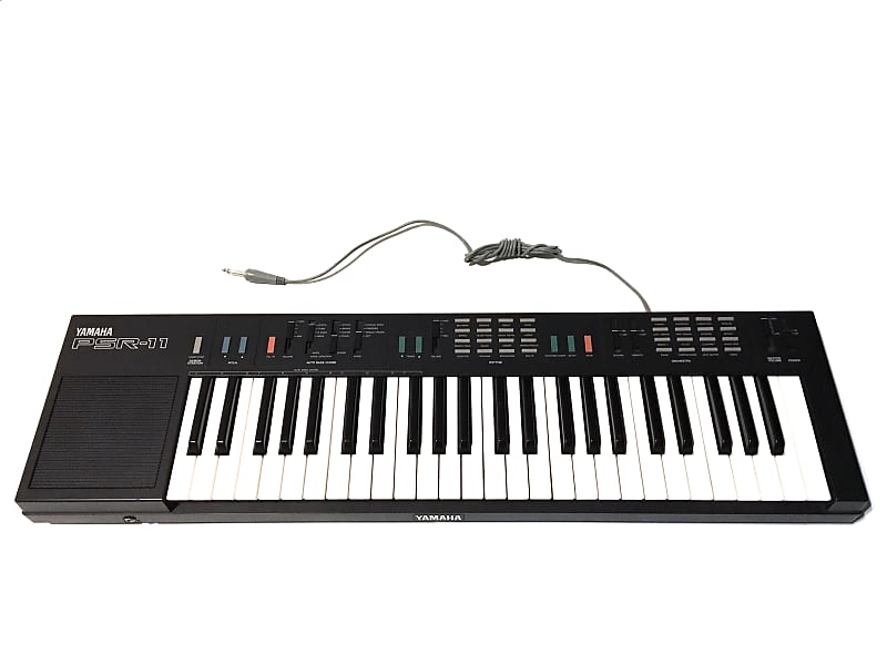 【動作品】YAMAHA レトロ シンセサイザー PSR-11 VINTAGE YAMAHA PSR-11 KEYBOARD 49 FULL SIZE KEYS - Keyboard