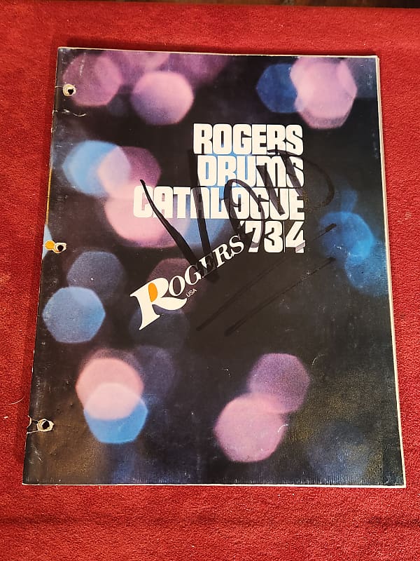 Vintage 1973 Rogers Paperback Drums Catalog Reverb