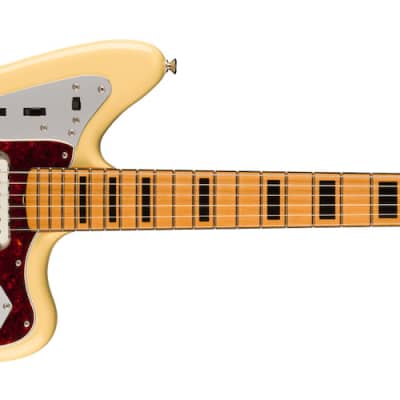 Fender Vintera II '70s Jaguar, Maple Fingerboard, Vintage White image 4