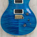2019 PRS Paul Reed Smith Custom 22 10-Top Guitar, Blue Matteo, Pattern Neck, Rosewood, Flame Maple