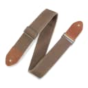 Levy's Leathers - M7WC-TAN - 2" Wide Waxed Canvas Guitar Strap