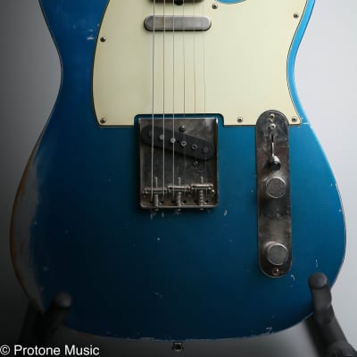 42nd Street Guitars Broadway 6 Tele Relic Lake Placid Blue over Inca Silver 2012 Lake Placid Blue image 1