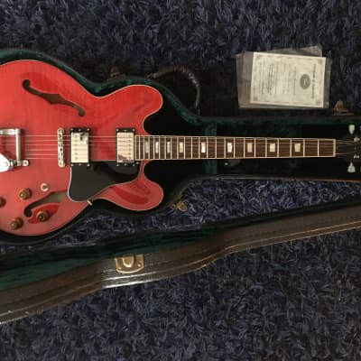 Tokai ES 178 Bigsby Made in Japan 2018 Red (semi hollow Gibson ES 335 style) image 1