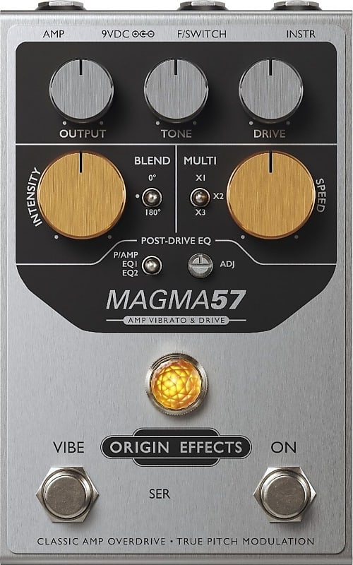 Origin Effects MAGMA57 Amp Vibrato & Drive Effects Pedal image 1