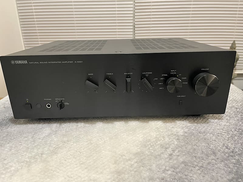 Yamaha A-S301 Stereo integrated amplifier with built-in DAC | Reverb