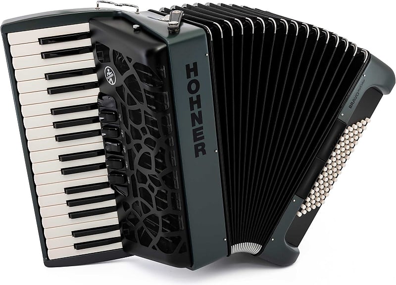 HOHNER BRAVO MYCOLOR III 72 TWILIGHT (RAL 7026) image 1