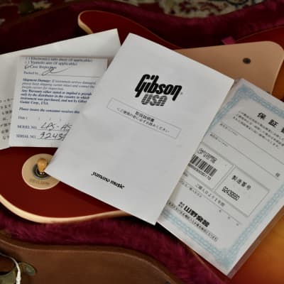 1999 Gibson USA Yamano Les Paul Standard Heritage Cherry Sunburst w/OHSC & Paperwork image 2